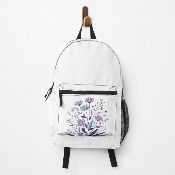 Item preview, blue Delicate flowers designed and sold by My Pitbull Place.