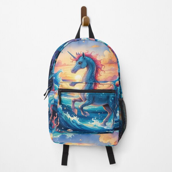 Item preview, Sea Unicorn Fantasy Dreamlike Art designed and sold by EschatonGarden.