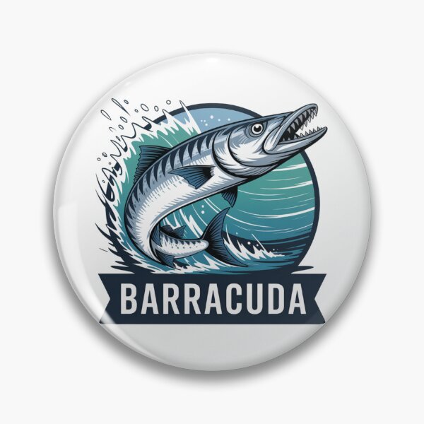 Artikelvorschau, Wild Barracuda – Klassisches Design für Extrem-Angelfreunde entworfen und verkauft von FusiTink.