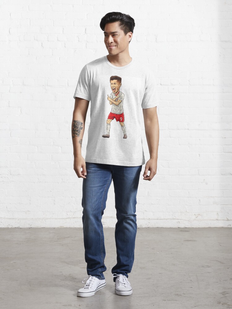 Robert Lewandowski of Bayern Munich and Poland Essential T-Shirt for Sale  by Jacob Crotty