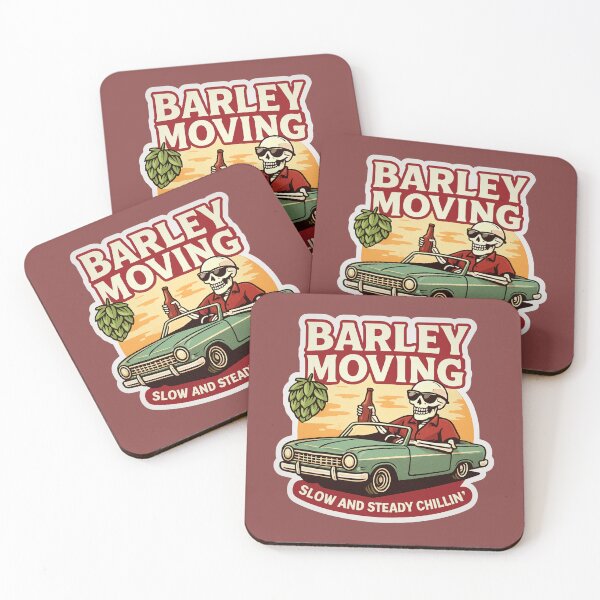 Item preview, Barley Moving – Fictional Beer Cruise Skeleton Art designed and sold by Spearhead Ink.