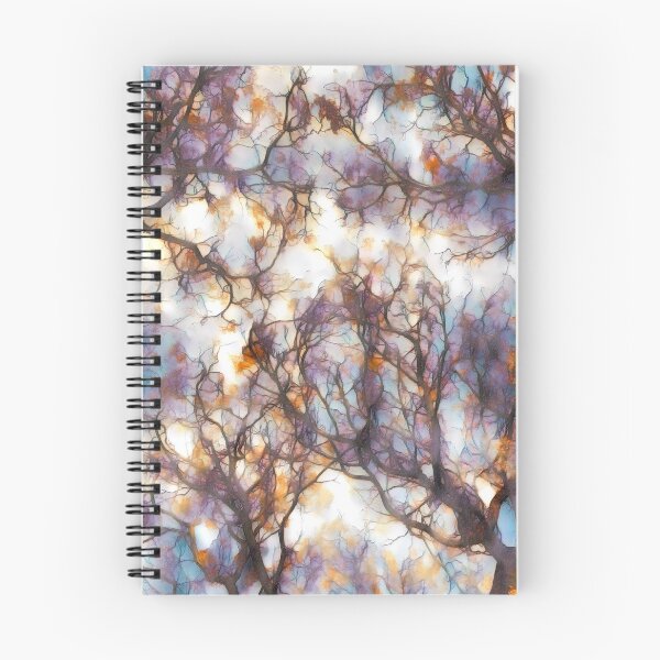 Aperçu de l'œuvre BRANCHES D'ARBRES DANS DES NUANCES DE NUDE ET DE VIOLET créée et vendue par VEDAStyle.