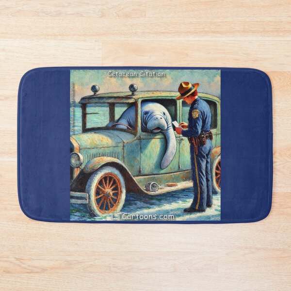 Item preview, Cetacean Citation: Manatee Gets A Ticket designed and sold by Rick London Gifts.