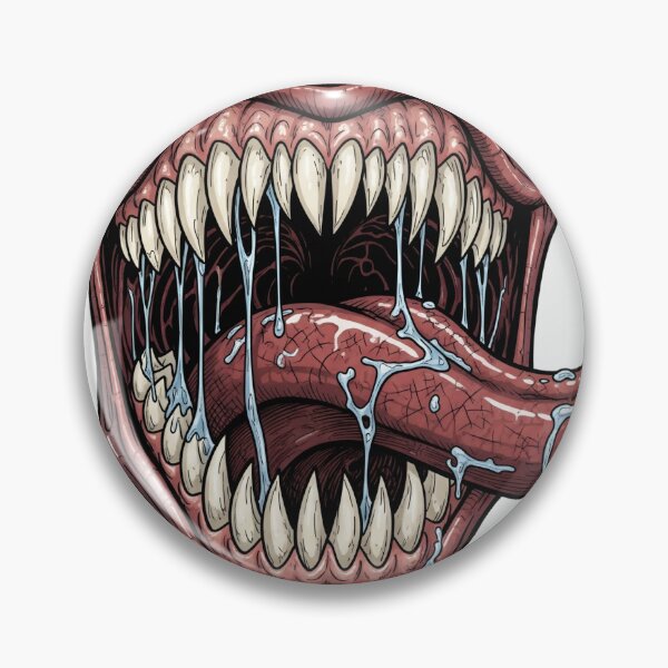 Item preview, Monstrous Grin - Comic Style Symbiote Mouth designed and sold by StickyGuys.
