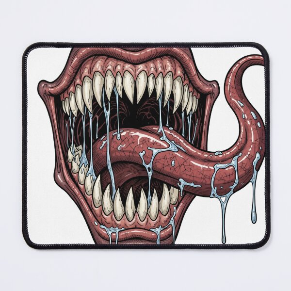 Item preview, Monstrous Grin - Comic Style Symbiote Mouth designed and sold by StickyGuys.