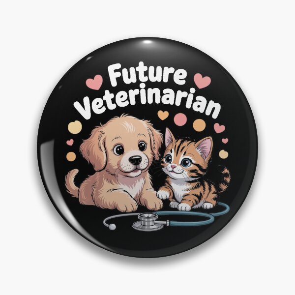 Item preview, Future Veterinarian Cute Cat and Dog designed and sold by vaxiek.