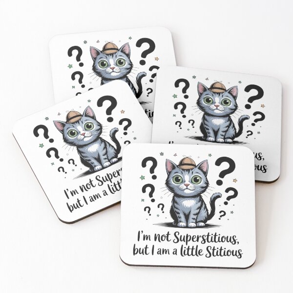 Item preview, I'm not superstitious, but i am a little stitious designed and sold by PhrasePalette.