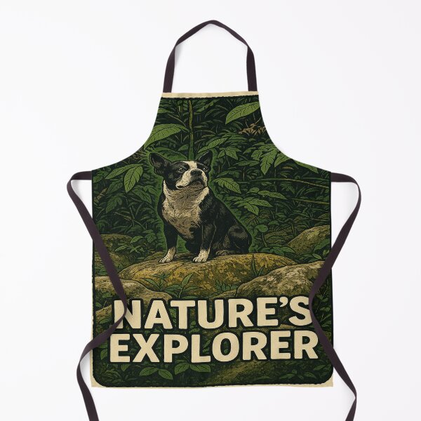 Item preview, Nature's Explorer – Boston Terrier in the Wild designed and sold by HaHaHorror.