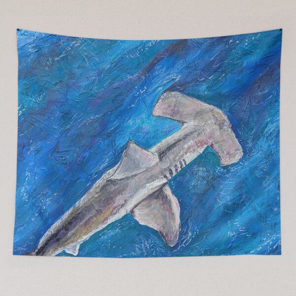 Item preview, Shark In The Water designed and sold by nicole-mcg-art.