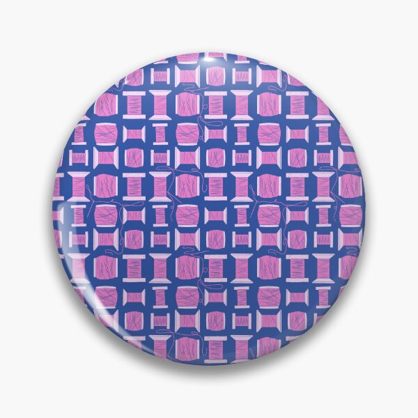 Item preview, Vintage Spools of Thread - Blue & Pink designed and sold by lindseybendat.
