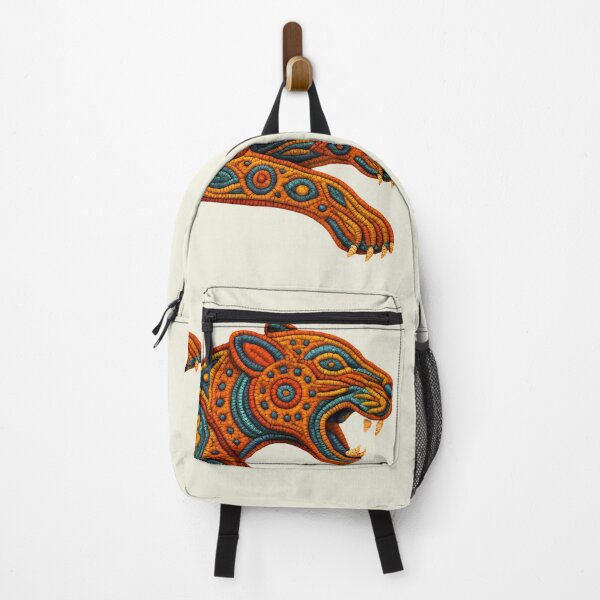 Item preview, Sacred Jaguar: Strength and Inner Vision | Huichol Art designed and sold by CreandoLuzPDLL.