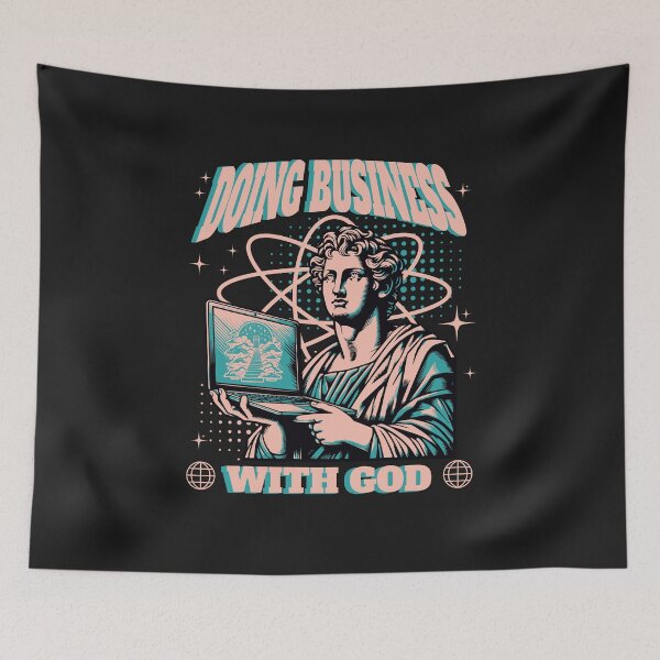 Item preview, Doing Business With God Entrepreneur Faith Tee designed and sold by AATGShop.