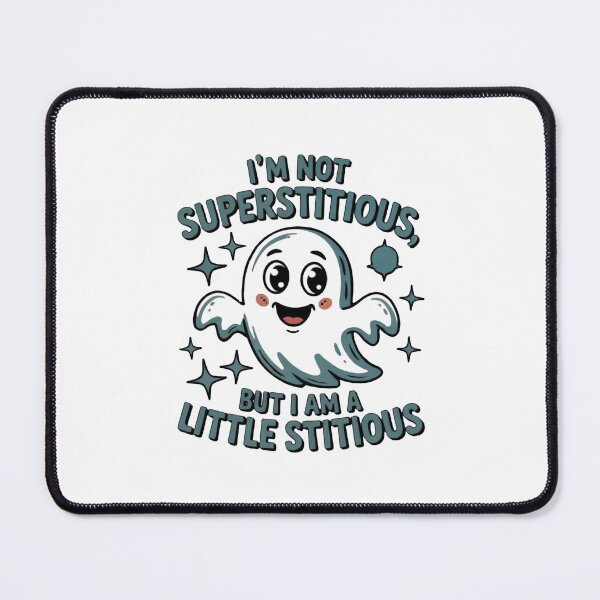 Item preview, Office I'm not superstitious, but I am a little stitious designed and sold by PhrasePalette.