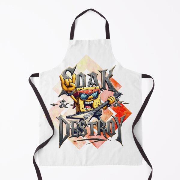 Item preview, Soak & Destroy – Funny metal sponge with guitar designed and sold by Closeddog.