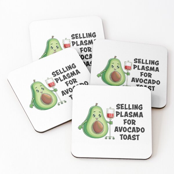 Item preview, Selling Plasma for Avocado Toast Shirt – Funny Broke Millennial Dark Humor Tee designed and sold by FoxWink Inc.