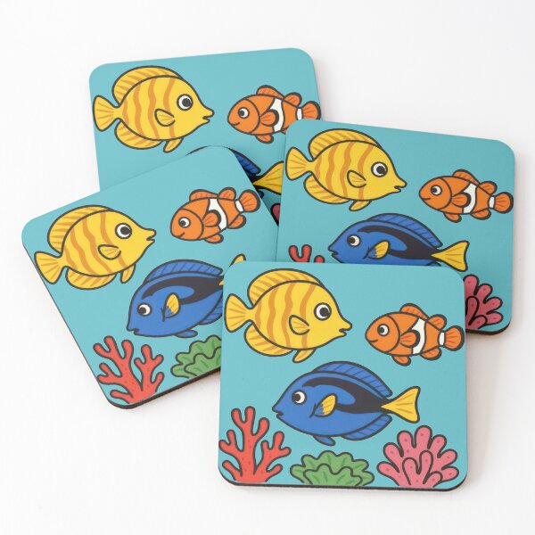 Item preview,  Colorful Tropical Fish Friends and Coral designed and sold by IraBum.