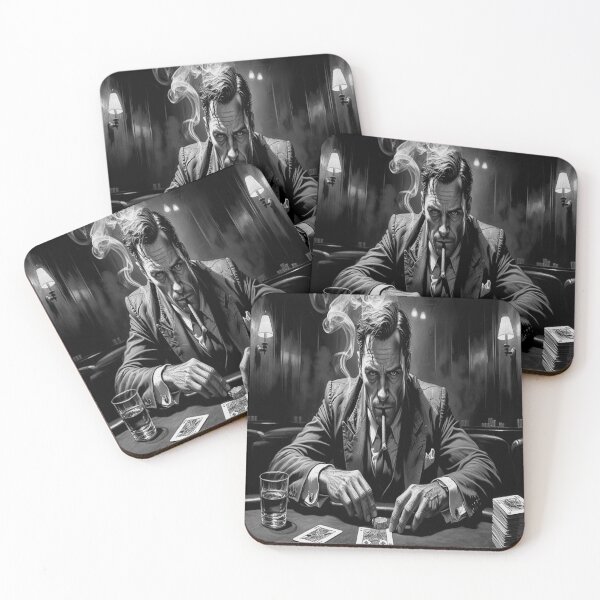Item preview, Lifestyle Hub: Noir Poker Player Sketch - Moody 1920s Speakeasy Art designed and sold by M&M Lifestyle Hub.