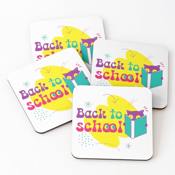 Item preview, Funny Cat Reading Book – Back to School – Cute School Cat  designed and sold by NancyDesignshop.