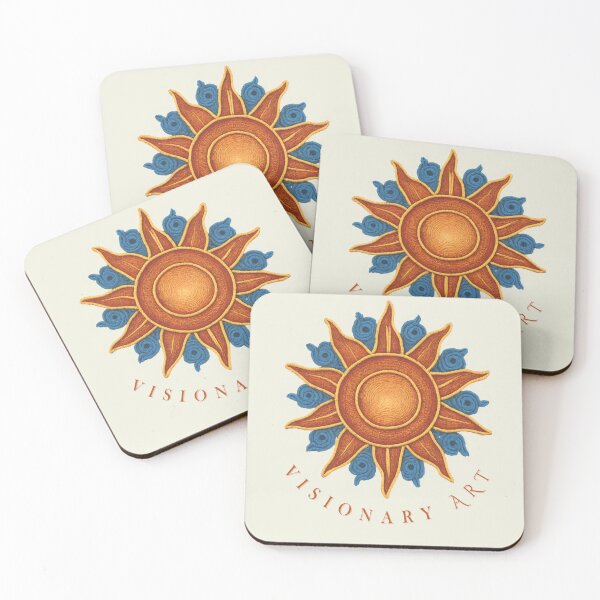 Item preview, Sacred Sun: Energy and Rebirth | Huichol Art | Visionary Art designed and sold by CreandoLuzPDLL.
