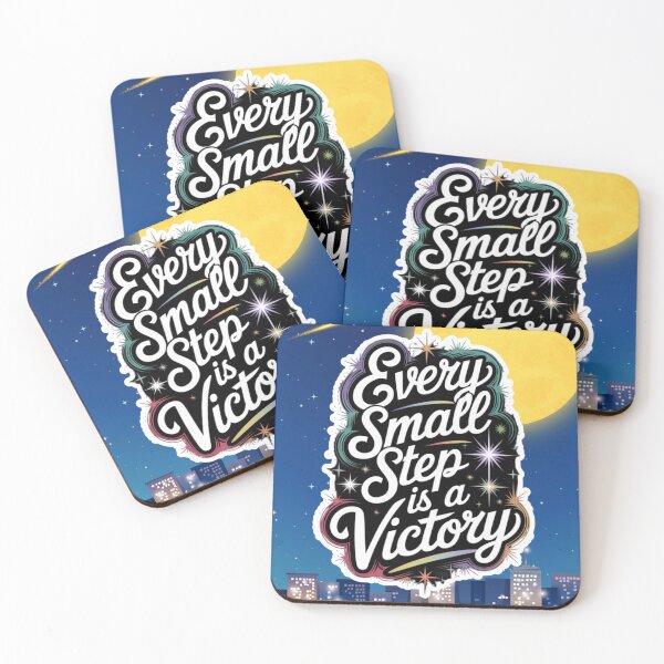 Item preview, Small Steps, Big Achievements – Daily Success Quote designed and sold by Viva-Vibes504.