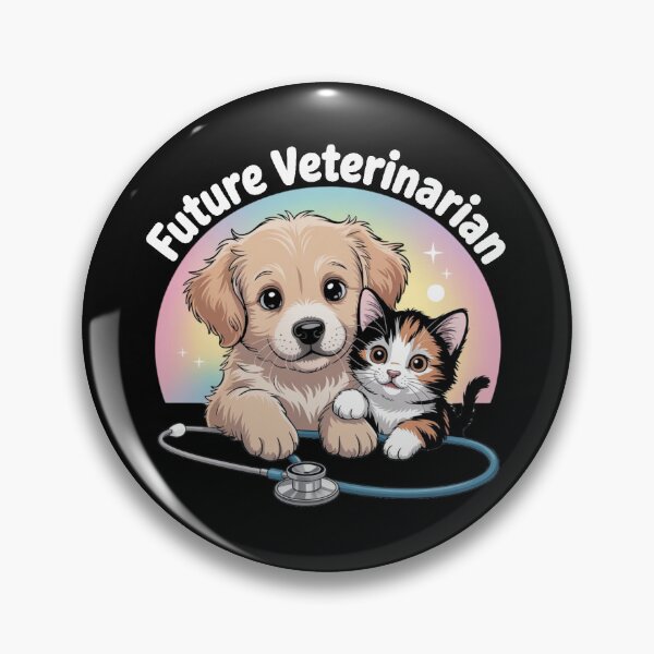 Item preview, Future Veterinarian Colorful Cute Cat and Dog designed and sold by vaxiek.