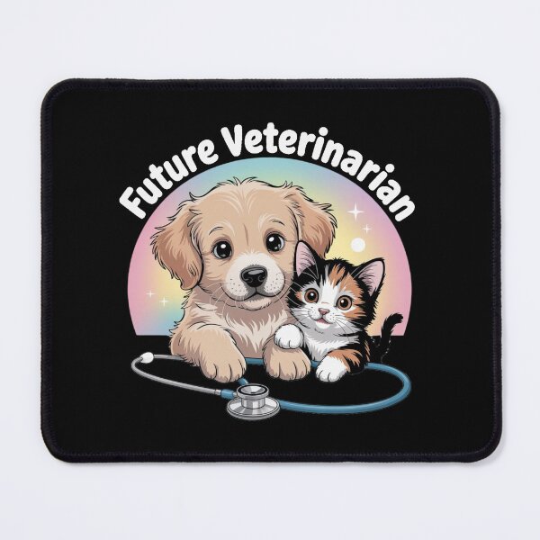Item preview, Future Veterinarian Colorful Cute Cat and Dog designed and sold by vaxiek.