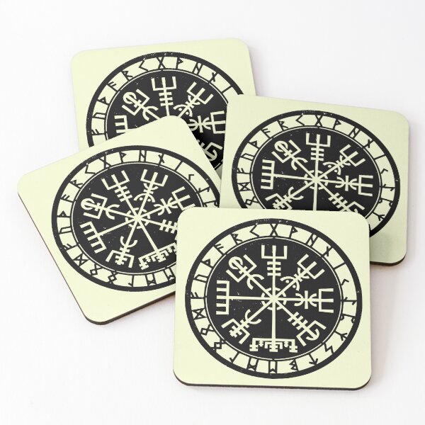 Item preview, Vegvisir Compass Minimalistic Design designed and sold by Art Happens.