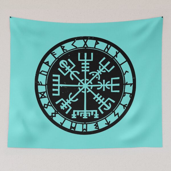 Item preview, Vegvisir Compass Minimalistic Design designed and sold by Art Happens.