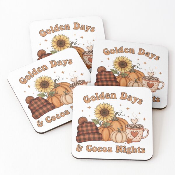 Item preview, Golden days and cocoa nights designed and sold by JonysCreativeDesigns.