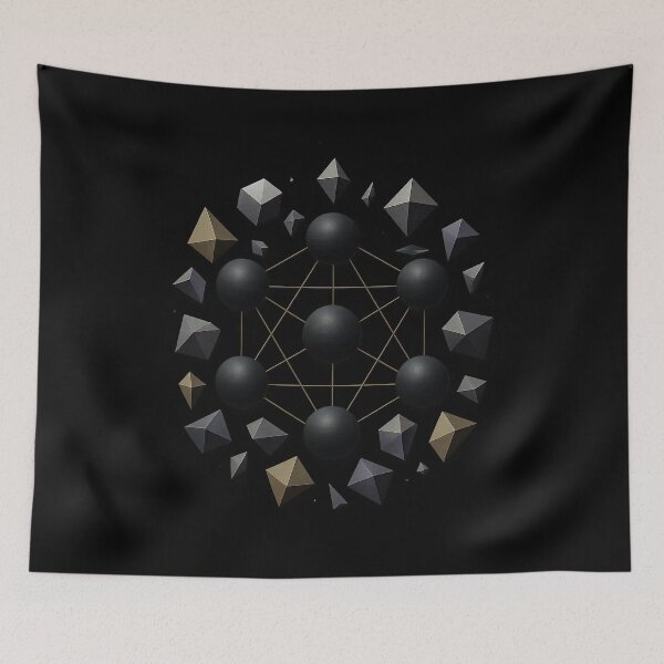 Item preview, Shadow Grid – The Geometry of Order designed and sold by ArcadiaSilence.