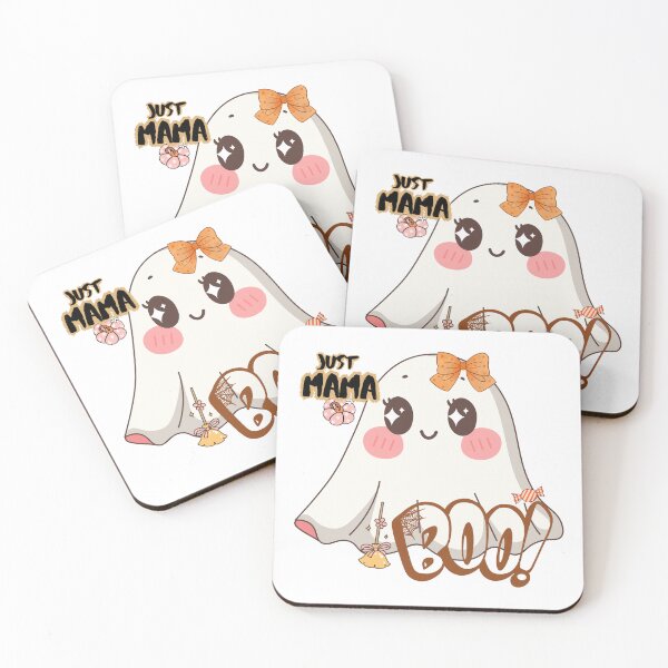 Item preview, Just Mama Boo – Cute Kawaii Ghost Halloween 2025 Design designed and sold by GiftgaeStyle.