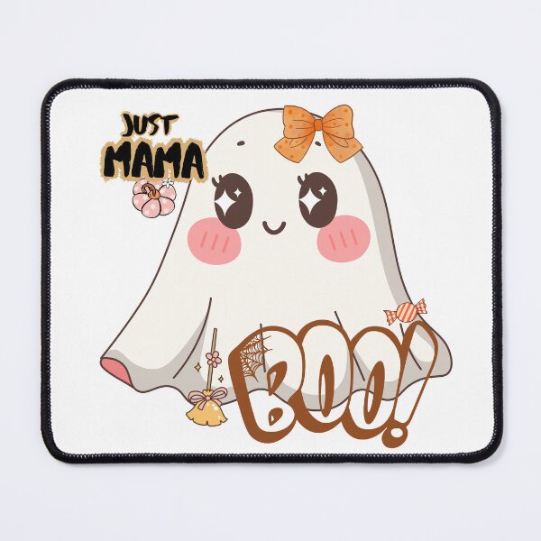 Item preview, Just Mama Boo – Cute Kawaii Ghost Halloween 2025 Design designed and sold by GiftgaeStyle.