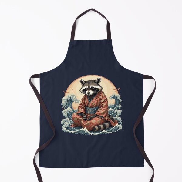 Item preview, Raccoon in kimono – Japanese style designed and sold by Danh Style.