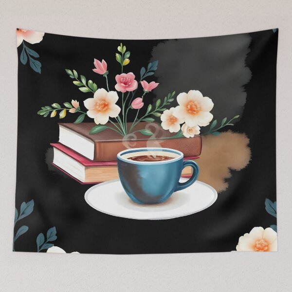 Item preview, Books and Coffee  designed and sold by GraphicsClub.