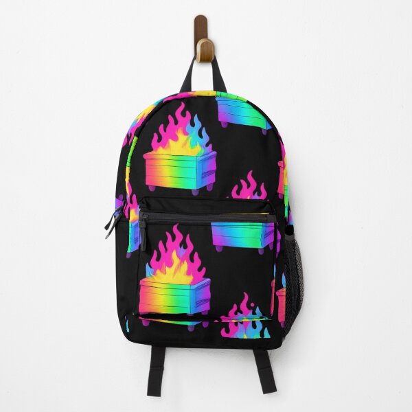Item preview, Rainbow Dumpster Fire Pattern – Chaotic, Cute & Colorful designed and sold by Eddieverse.