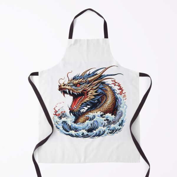 Item preview, Furious Japanese dragon designed and sold by Danh Style.