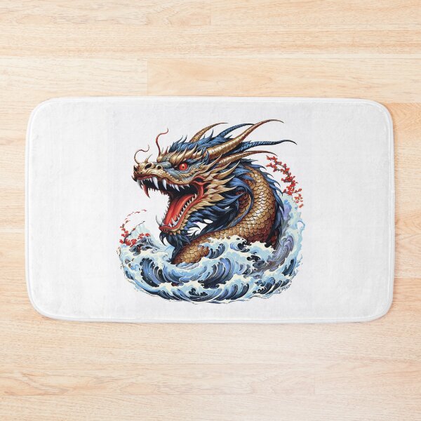 Item preview, Furious Japanese dragon designed and sold by Danh Style.