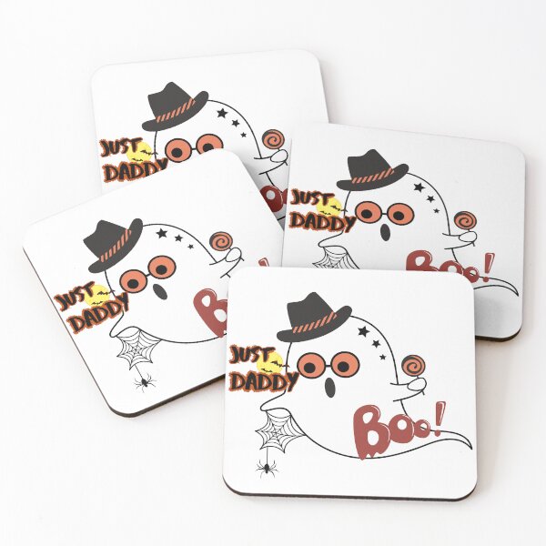 Item preview, Just Daddy Boo – Cute Kawaii Halloween Ghost Dad 2025 Design designed and sold by GiftgaeStyle.