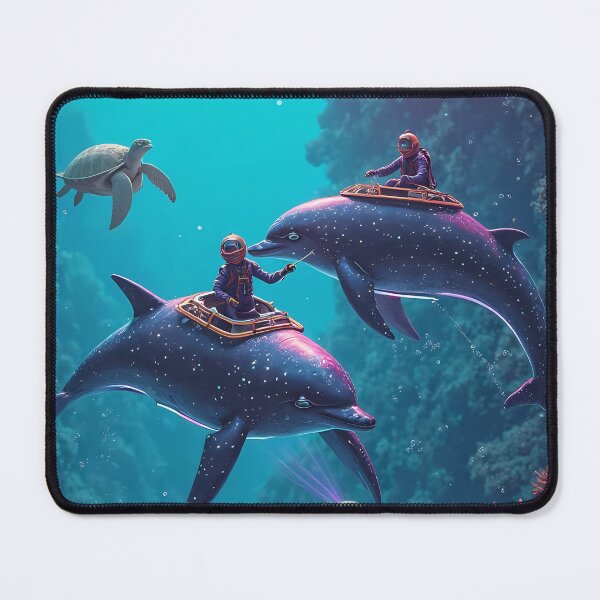 Item preview, NEON NAUTICAL RESCUE SQUAD - Retro-Future Ocean Conservation Art for Eco Warriors & 80s Fans, Synthwave Sea Life Poster designed and sold by Rilindi.