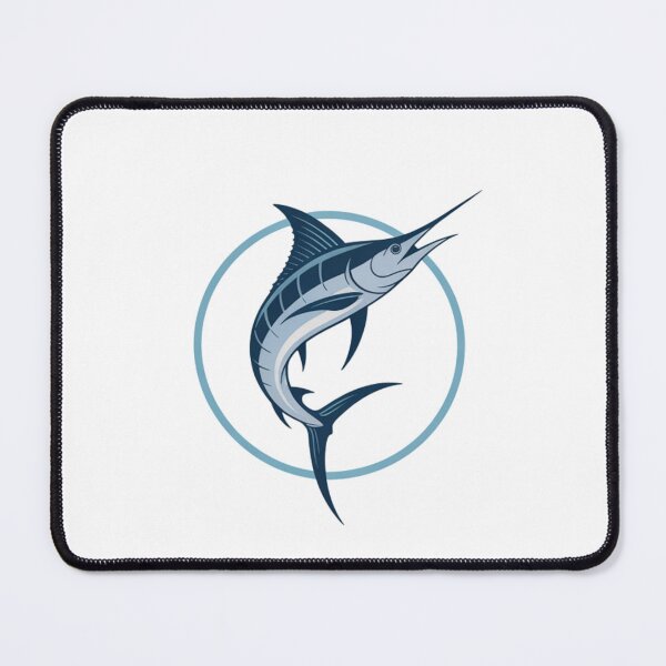 Item preview, Minimalist Blue Marlin – Elegant Design for Nautical Style designed and sold by FusiTink.