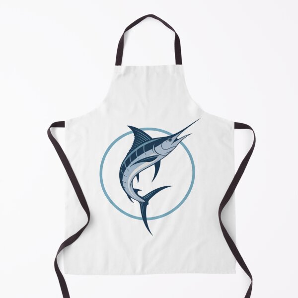 Item preview, Minimalist Blue Marlin – Elegant Design for Nautical Style designed and sold by FusiTink.