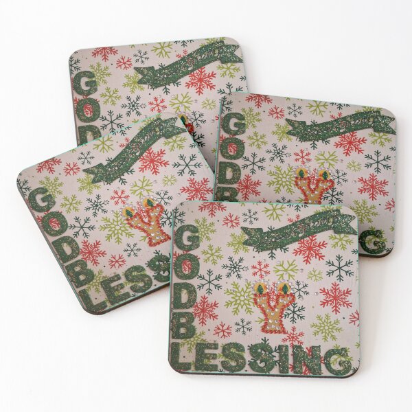 Item preview, GODBLESSING - A GodBlessing WINTER holiday sign craft  designed and sold by Dressmess.