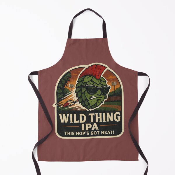 Item preview, Wild Thing IPA – Fictional Baseball Beer Design designed and sold by Spearhead Ink.