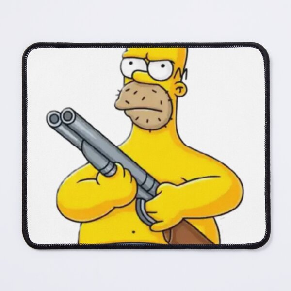 Item preview, Homer with a shotgun designed and sold by Pixel Dynamo.