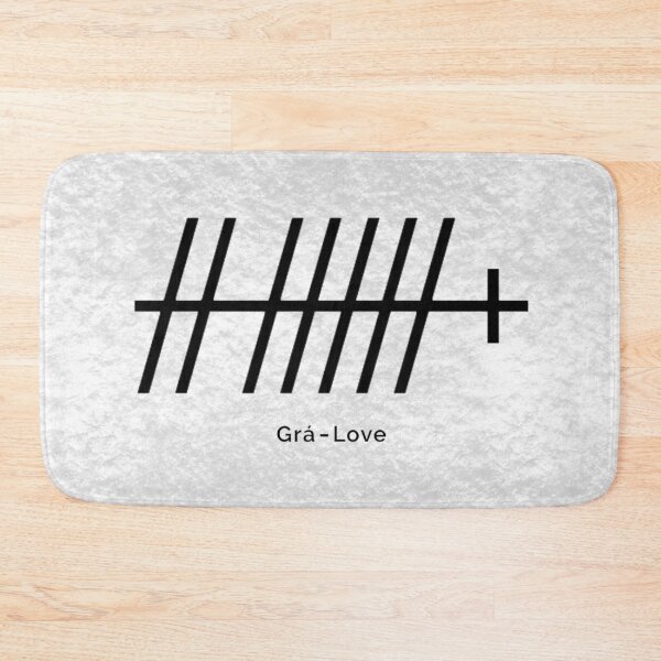Item preview, Ogham Stone Inscription Grá - Irish for Love designed and sold by EvermoreOgham.