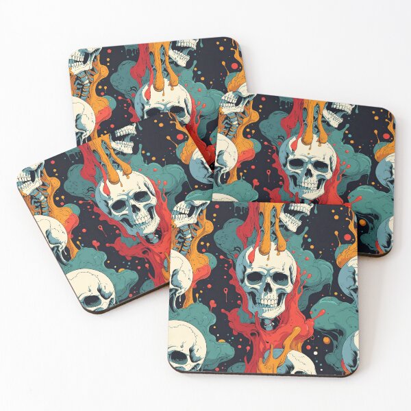 Item preview, Graffiti Skulls Meltdown designed and sold by The Rabbit Cave.