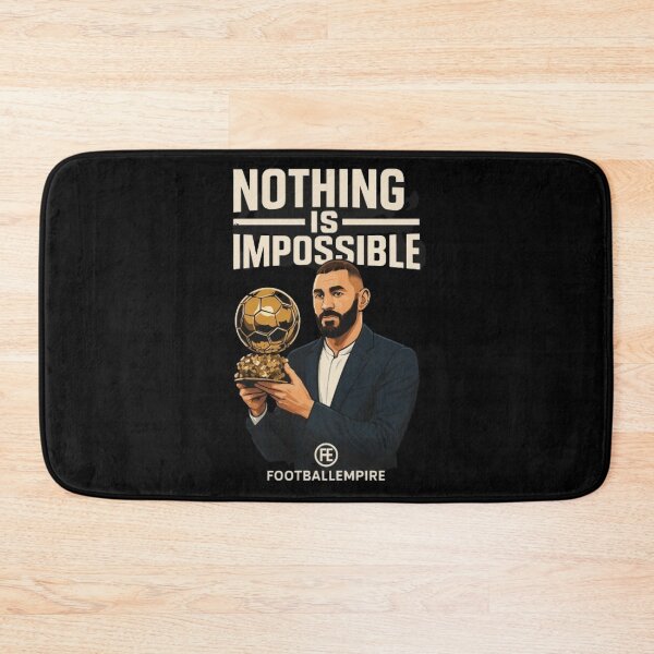 Item preview, Nothing Is Impossible – Benzema Ballon d'Or Motivational Design | FootballEmpire designed and sold by Football Empire.