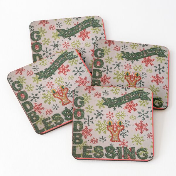 Item preview, GODBLESSING  - A GodBlessing winter holiday sign craft  designed and sold by Dressmess.