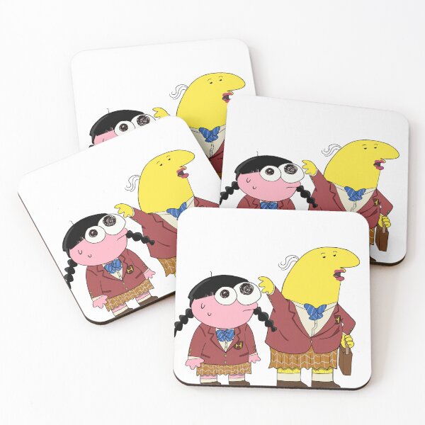 Item preview, Smiling Friends Pim and Charlie dressed as Mob and Reigen  designed and sold by VirgoPsyduck.