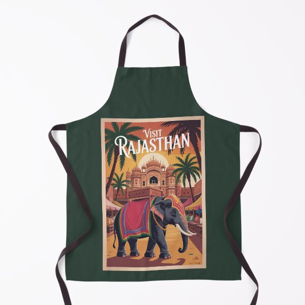 Item preview, India Rajasthan Illustration Travel Art Vintage designed and sold by KrisSidDesigns.